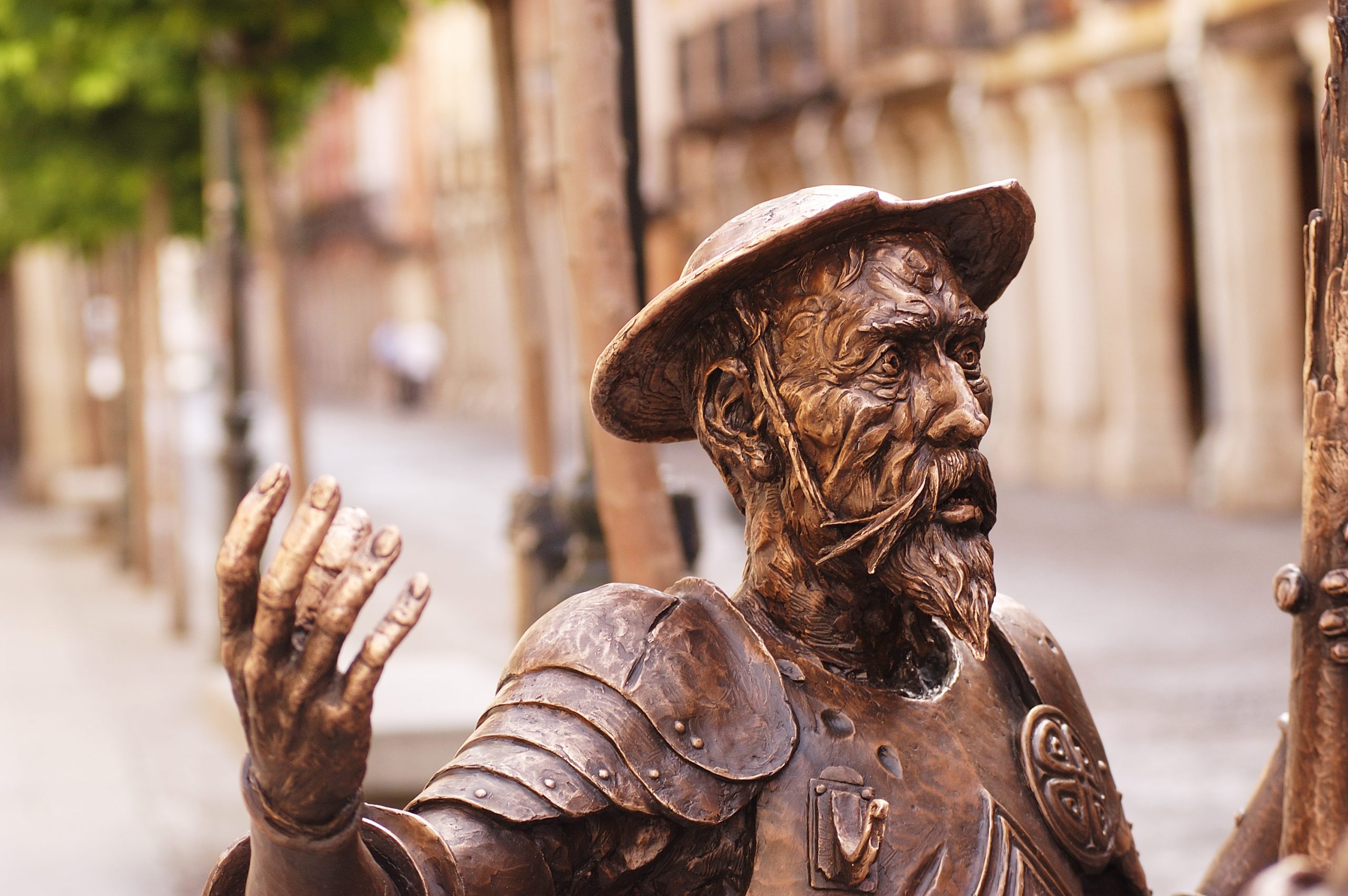 Rostro de la Estatua de Don Quijote