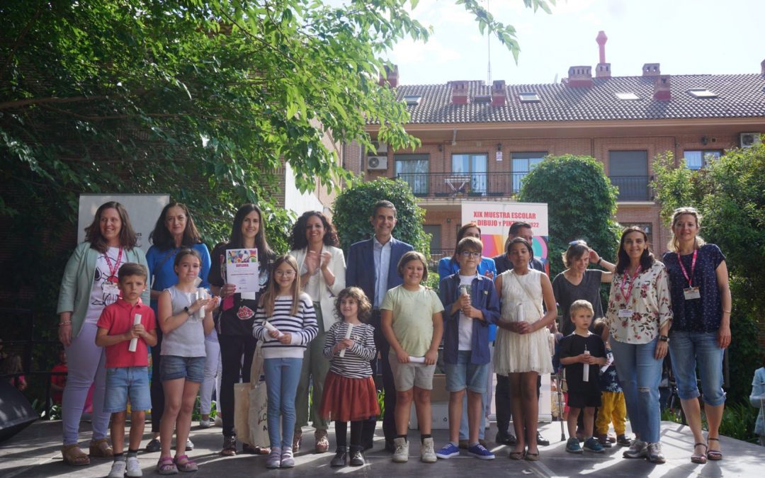 La XIX Muestra Escolar de Dibujo y Pintura expone en la Quinta de Cervantes los trabajos realizados por alumnado de la ciudad