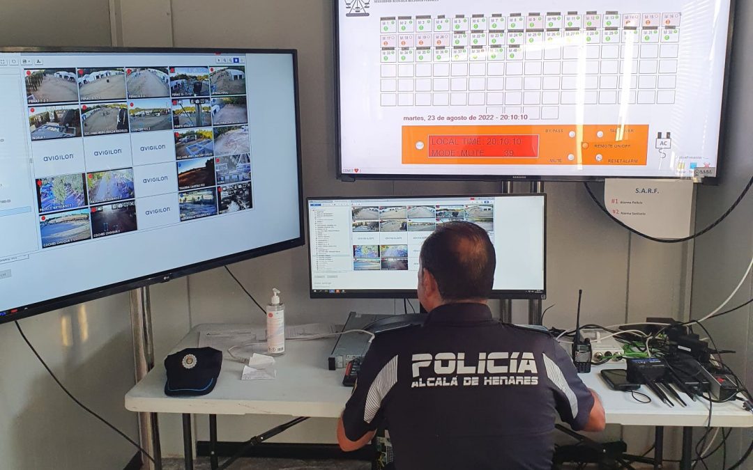 Los drones y las cámaras de videovigilancia en el recinto ferial, dos de las principales novedades del dispositivo especial de seguridad del Ayuntamiento para las Ferias 2022