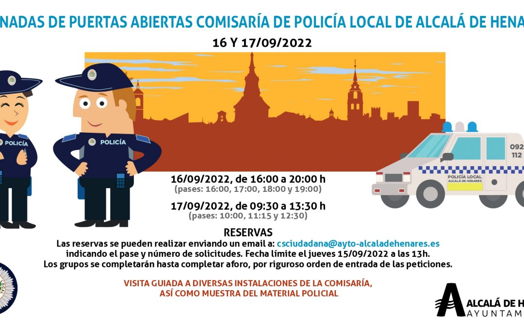 Jornadas de Puertas Abiertas de la Policía Local de Alcalá de Henares: una gran oportunidad para conocer más de cerca la labor de nuestros agentes