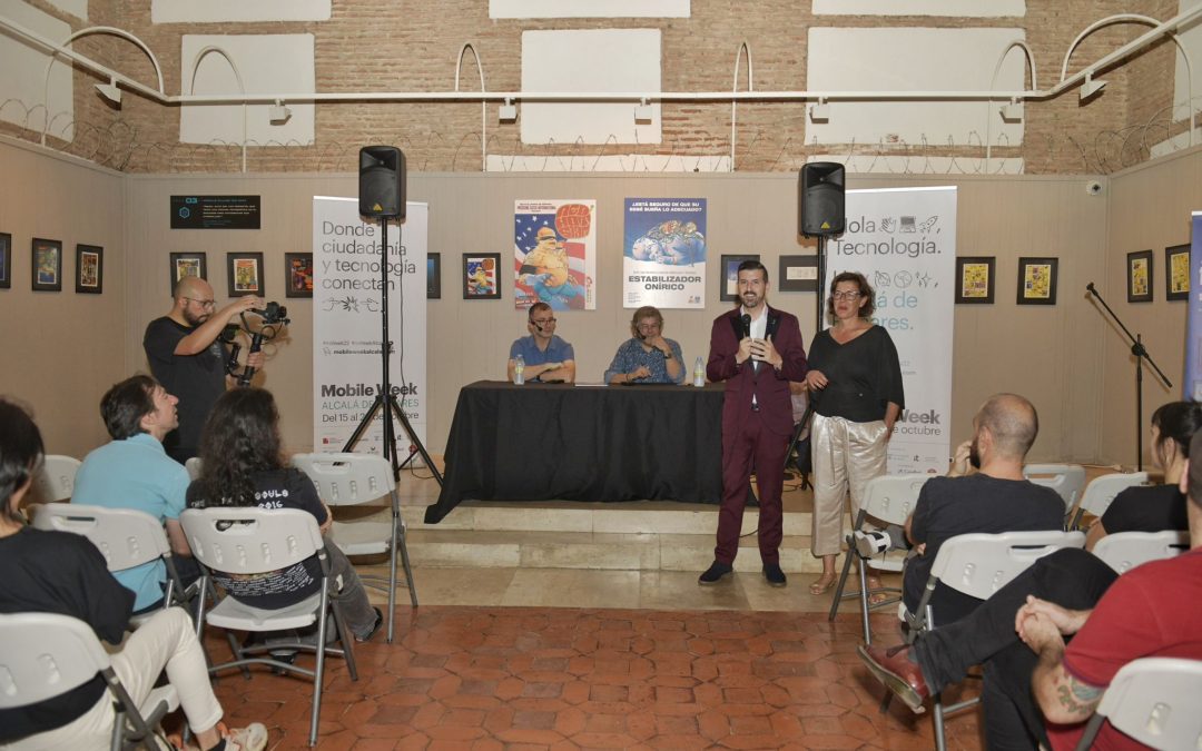 La Casa de la Entrevista acoge una exposición homenaje al cómic en el marco de la Mobile Week Alcalá 