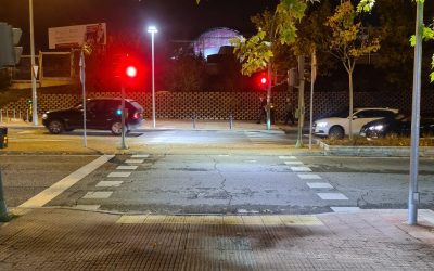 Nuevas luminarias en la avenida Miguel de Unamuno: mejora de la iluminación y la seguridad en el tramo de la plaza de toros y Alcalá Magna