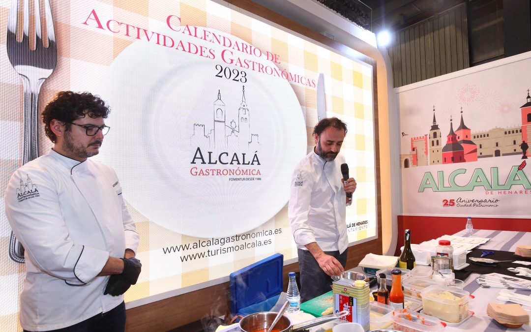Los showcooking de Ki-Jote y Plademunt cierran las jornadas para profesionales en el stand de Alcalá en FITUR