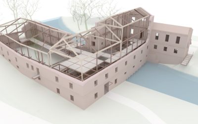 Presentado el proyecto para la Reintegración del Molino Borgoñón de la Isla del Colegio