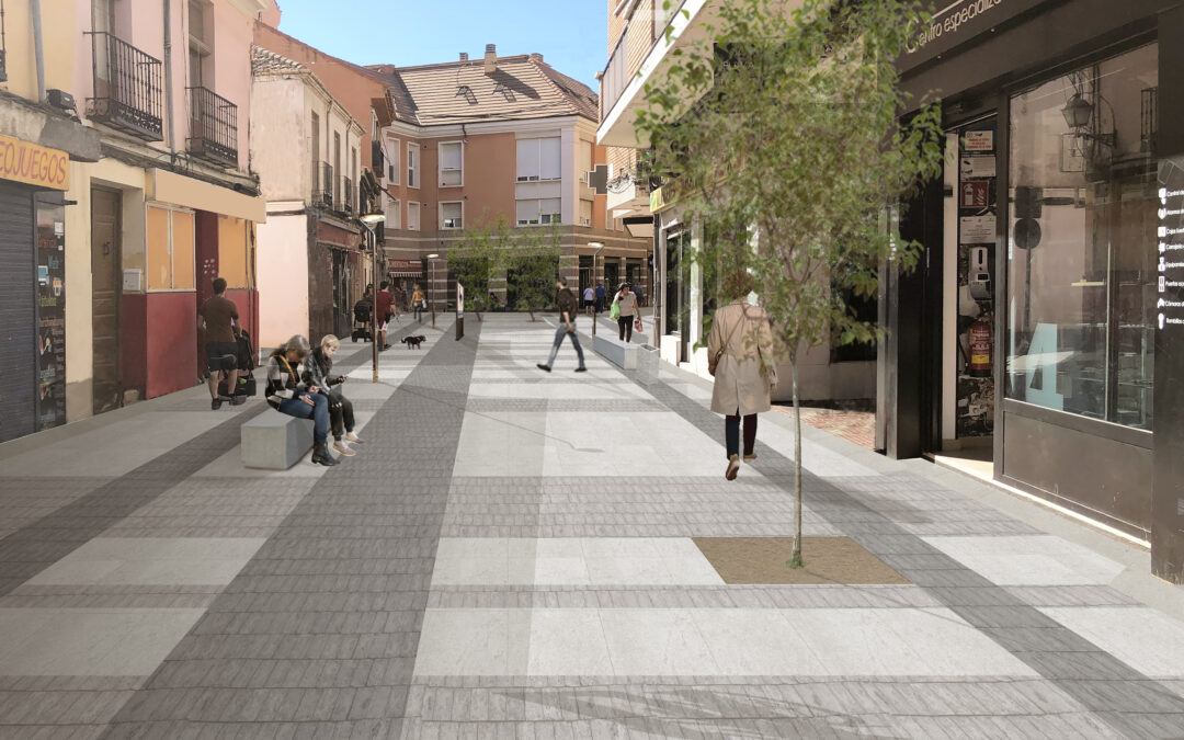 Las calles Talamanca y Ángel se convertirán en un eje comercial del siglo XXI