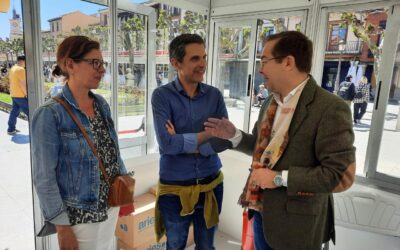 Javier Sierra y Marta Sanz, entre los autores que han visitado este fin de semana la Feria del Libro de Alcalá 