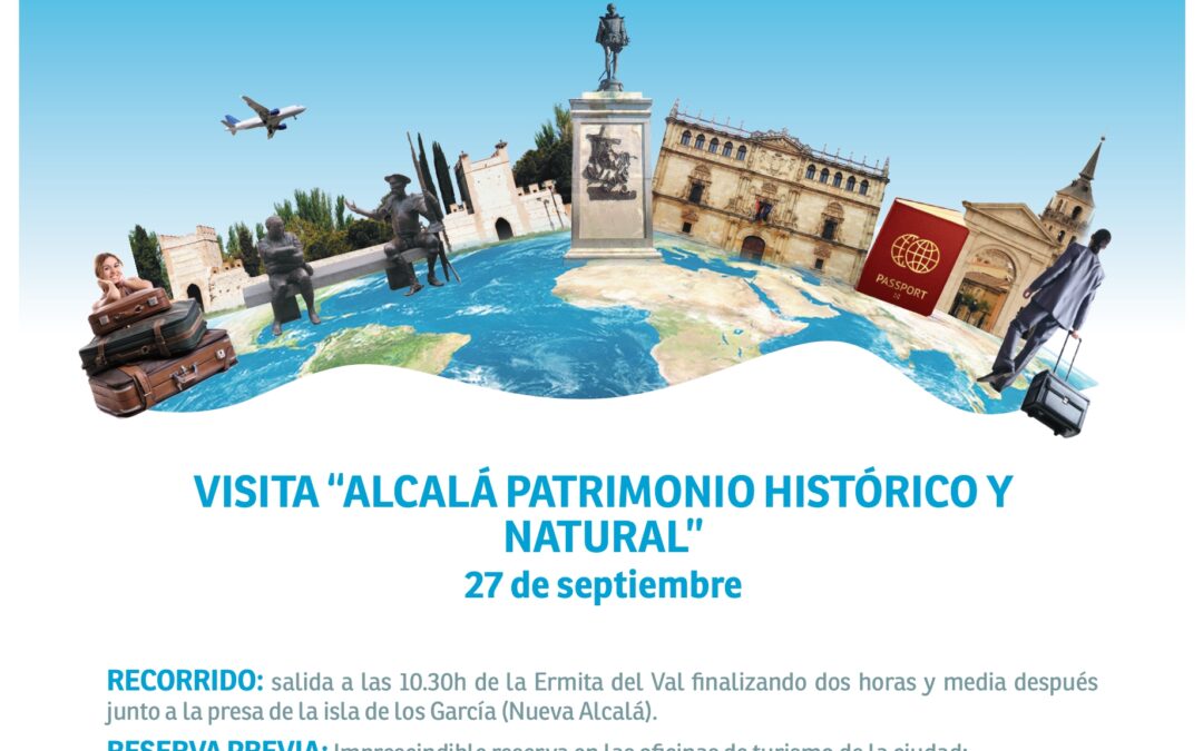 Alcalá de Henares celebra el Día Mundial del Turismo con una visita guiada por la ribera del río desde la ermita del Val hasta Nueva Alcalá