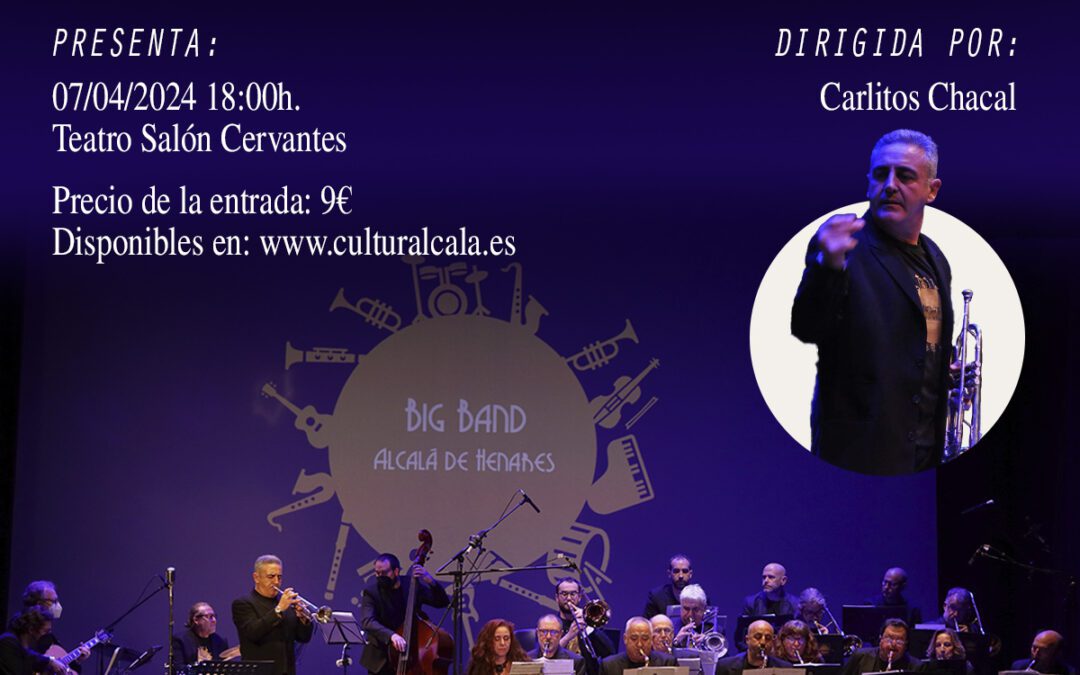 El ciclo ‘Alcalá a escena’ continúa este domingo con la actuación de La Big Band de Alcalá en el Teatro Salón Cervantes